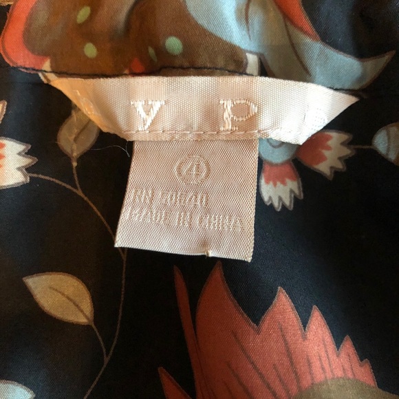 Hype floral silk sundress sz 4 - Picture 5 of 6